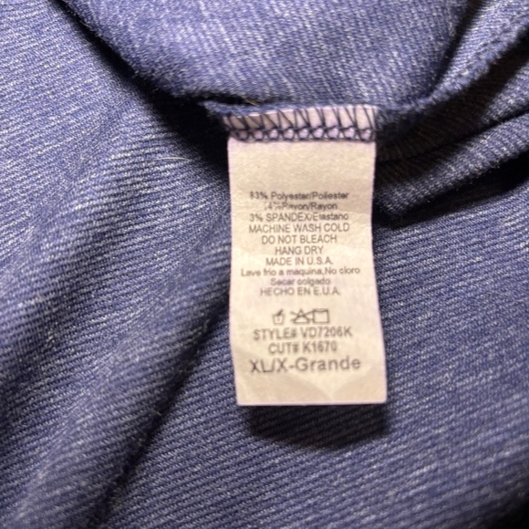 Pink Blush Women's Casual Short Sleeve Blue Maxi Dress XL NEW - Picture 8 of 8